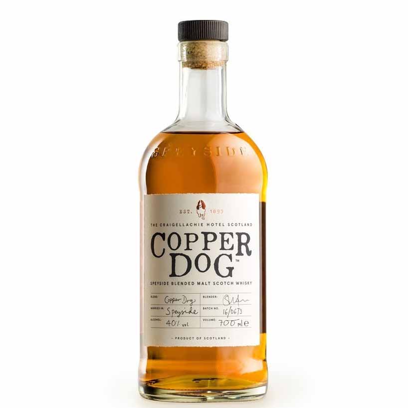 bouteille de whisky blended malt 70cl coppergdog
